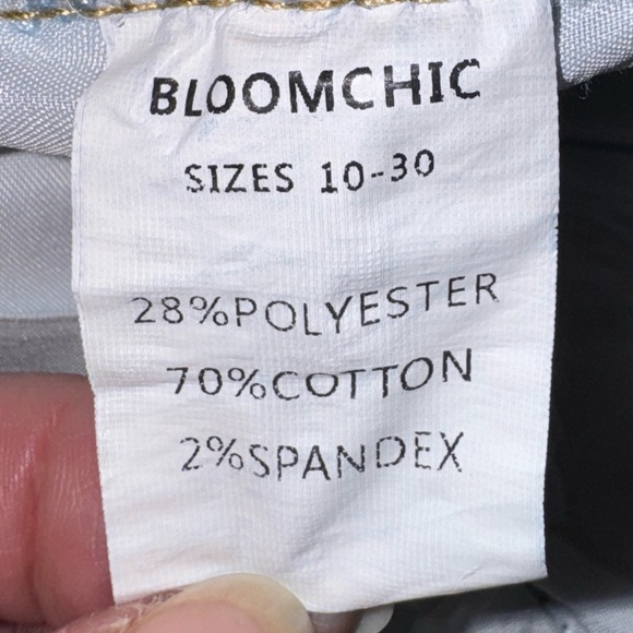 Bloomchic Denim plus size Women's Shorts. Size 26. GUC. - Picture 5 of 6